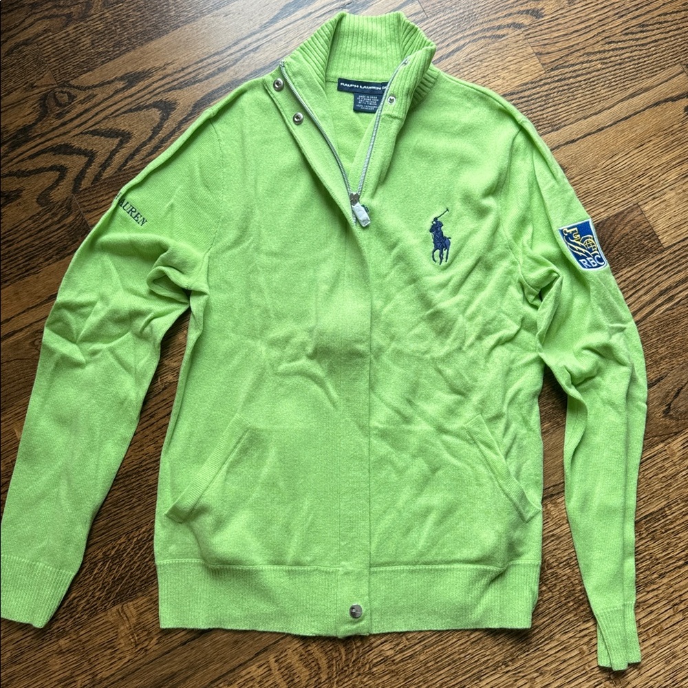 Green Polo Ralph Lauren Women's Cashmere